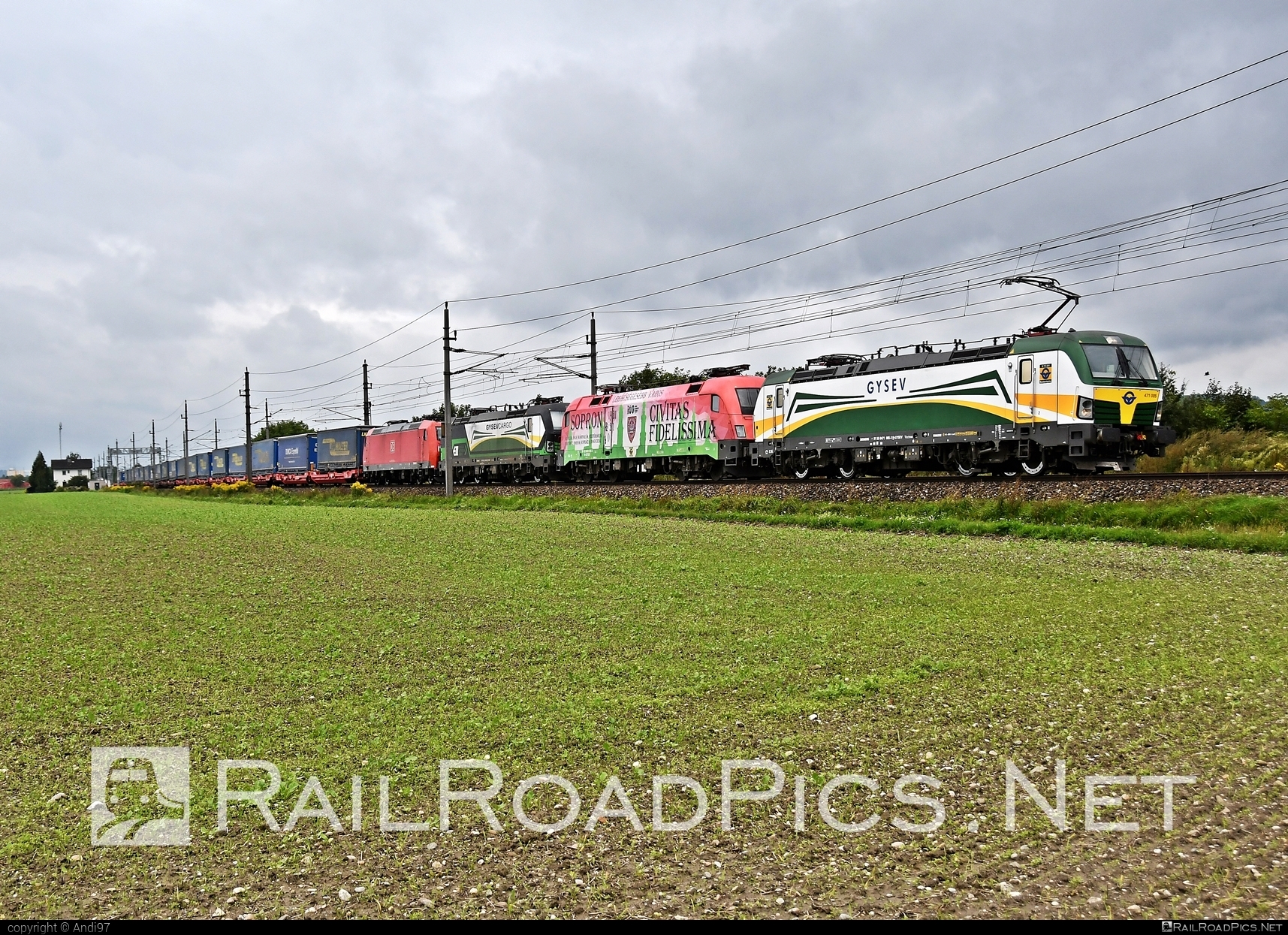 Siemens Vectron AC DPM 471 005 Operated By GYSEV Cargo Zrt Taken By