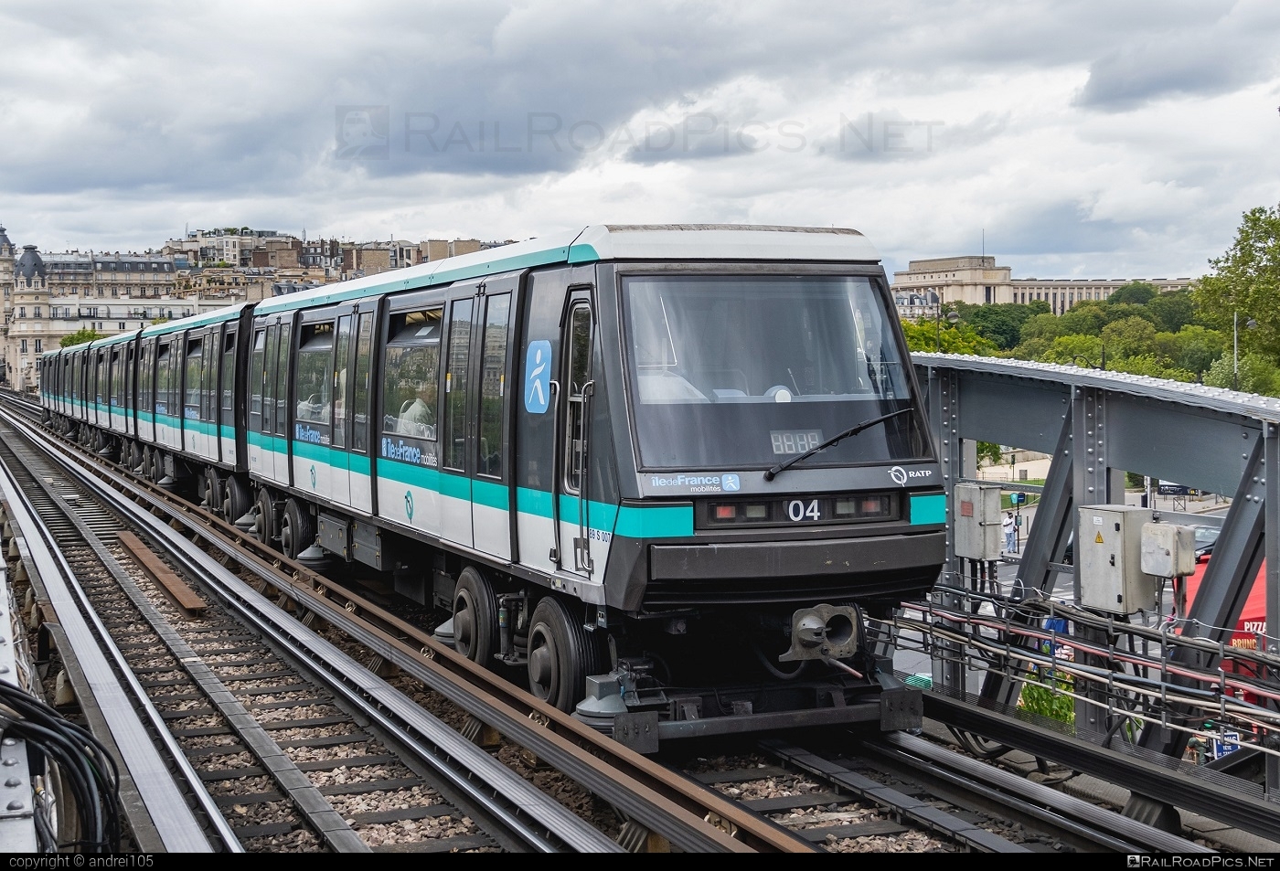 89 S 007 - RATP Class MP 89 CC operated by Régie Autonome des ...